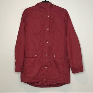 NWOT Ellos Sherpa Lined Hooded Coat Size 10